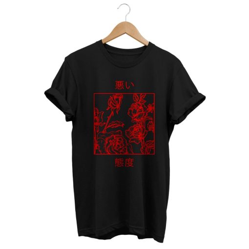 Japanese Red Roses T-shirt