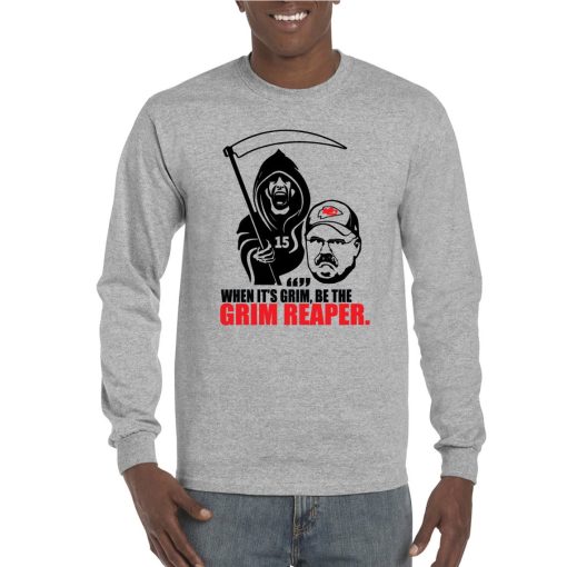 Kansas City Chiefs Grim Reaper Long Sleeve Sweatshirt