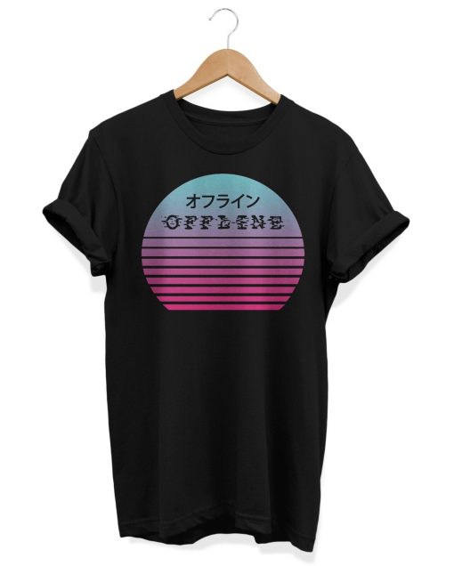 Offline Vaporwave T Shirt