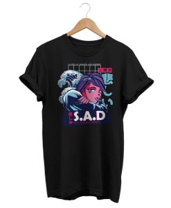 Vaporwave Sad Girl Tshirt