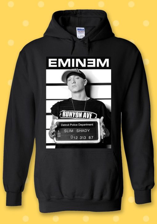 Eminem Slim Shady Rap Cool Fun Hoodie