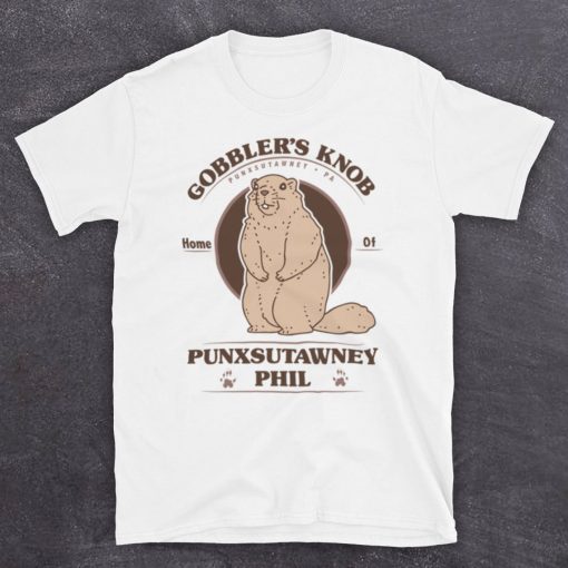 Groundhog Day Gobbler's Knob Punxsutawney Phil Fantasy Comedy Film Murray Unofficial Mens T-Shirt