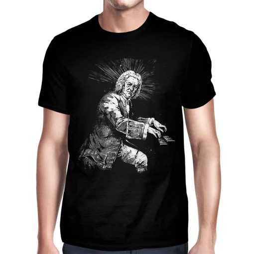 Johann Sebastian Bach Black T-Shirt