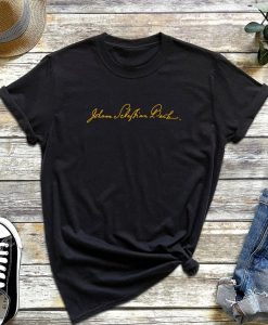 Johann Sebastian Bach Signature Old Gold Short-Sleeve Unisex T-Shirt