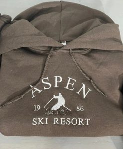 Aspen Ski Resort embroidered Hoodie