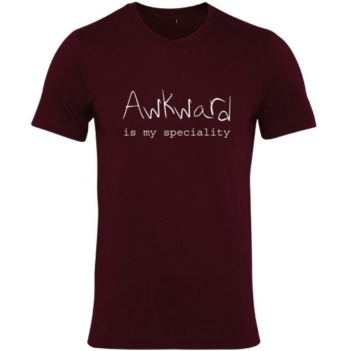 Awkward is My Speciality Funny Unisex Ladies Womens Mens T Shirt