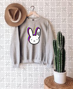 Bad Bunny Crewneck 90s Sweatshirt