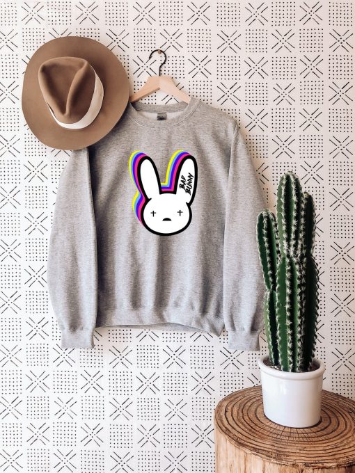 Bad Bunny Crewneck 90s Sweatshirt