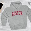 Boston Red College Style Hoodie