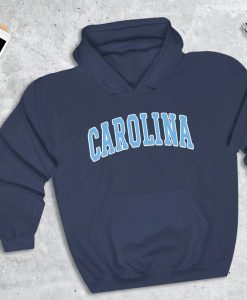 Carolina College Style Blue Hoodie