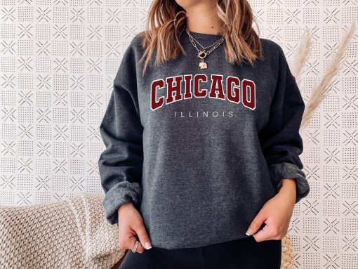 Chicago Illinois Crewneck Sweatshirt