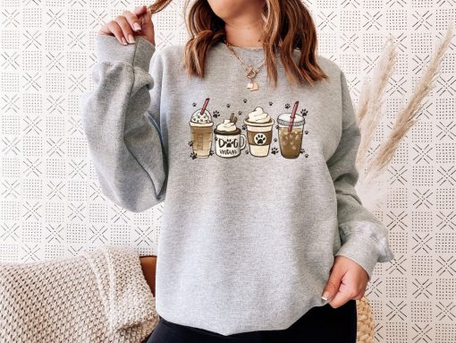 Coffee Dog Mom Sweatshirt