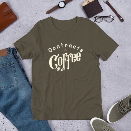 Contracts and Coffee Short-Sleeve Unisex T-Shirt