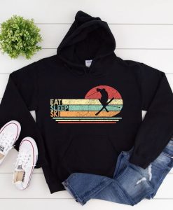 Eat Sleep Ski Hoodie