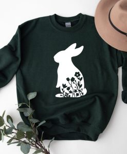 Floral Bunny Sweatshirt