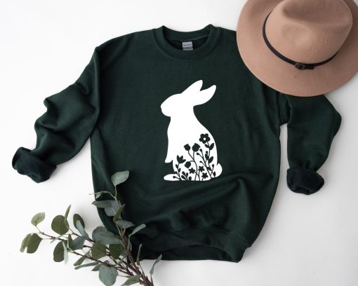 Floral Bunny Sweatshirt