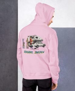 Orebro Sweden Europe Saab 900 Toppola Scandinavia Ski Skiing Skier Swedish Hoodie