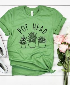 Pot Head Plant Lady Shirt