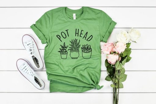 Pot Head Plant Lady Shirt