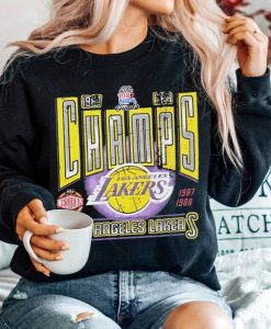 Retro Vintage LA Lakers 1987-1988 Champs Sweatshirt