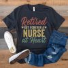 Retro Vintage Retiring Nurse T Shirt