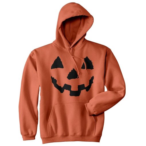 Unisex Pumpkin Face Hoodie