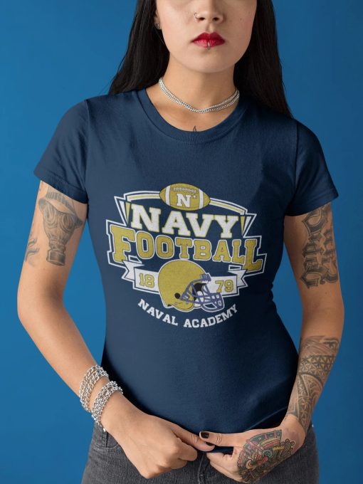 Vintage Navy Football Shirt