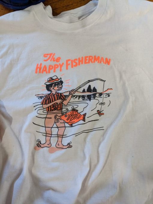 Vintage The Happy Fisherman Shirt