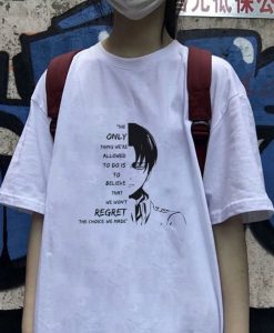 anime eren jaeger shirt