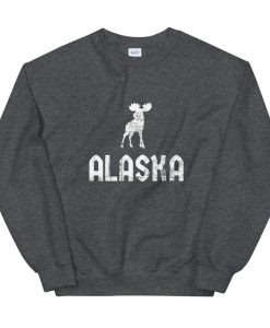 Alaska Moose Unisex Crewneck Sweatshirt