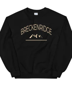 Breckenridge Colorado Mountain Ridge Unisex Crewneck Sweatshirt