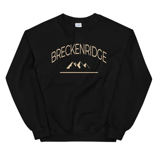 Breckenridge Colorado Mountain Ridge Unisex Crewneck Sweatshirt