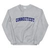 Connecticut Varsity Letter Unisex Crewneck Sweatshirt