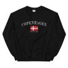 Copenhagen Denmark Flag Vintage Style Crewneck Sweatshirt