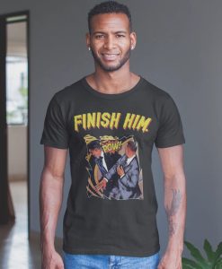 FINISH HIM Will Smith Slap T-shirt