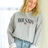 HOUSTON Texas Crewneck Sweatshirt