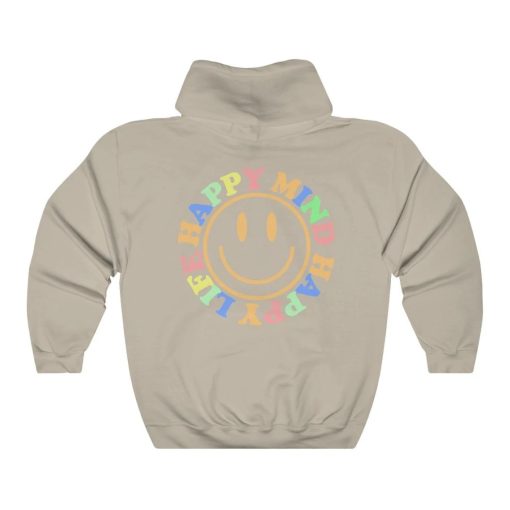 Happy Mind Happy Life Unisex Hoodie