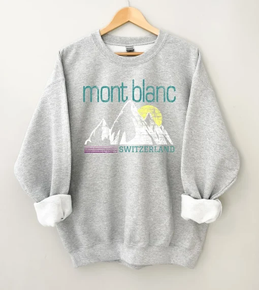 Mont Blanc Vintage Style Sweatshirt