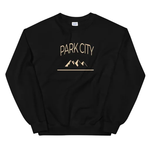 Park City Utah Mountain Range Unisex Crewneck Sweatshirt