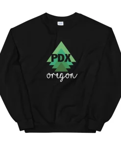 Portland Oregon PDX Tree Sweatshirt