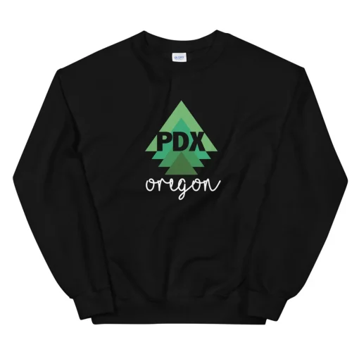 Portland Oregon PDX Tree Sweatshirt