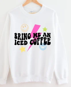 Preppy Iced Coffee Sweatshirt