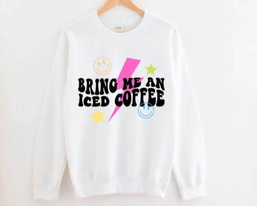 Preppy Iced Coffee Sweatshirt