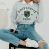 Vintage Paris University Sweatshirt