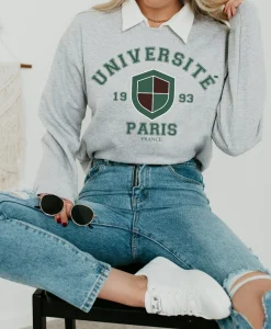 Vintage Paris University Sweatshirt