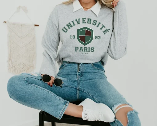 Vintage Paris University Sweatshirt