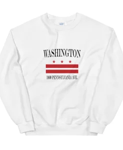 Washington DC Pennsylvania Ave Unisex Crewneck Sweatshirt