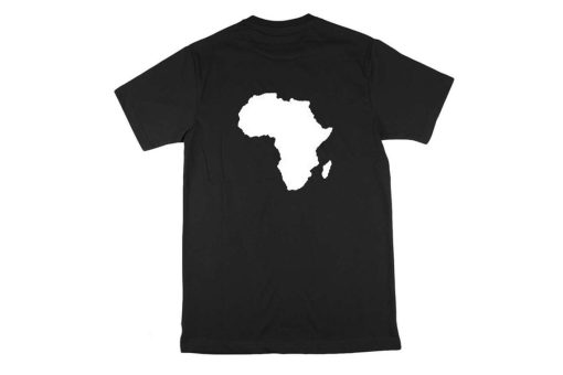 Africa Continent Map Outline T Shirt