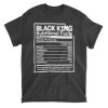 Black King Nutritional Facts T Shirt