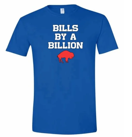 Buffalo Bills by a Billion Adult T-shirt